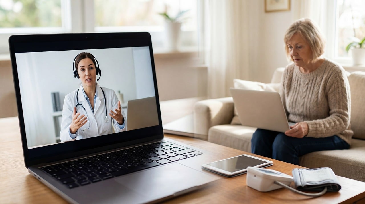 Telehealth consultation with an online doctor in Australia